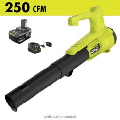RYOBI 18-V-One+ 250-cfm-Gebläse-/Kehrmaschine-Kit draussen 6V8HV6312