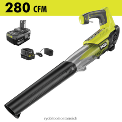 RYOBI 18 V One+ 280 cfm Jet-Ventilator-Gebläse-Kit draussen 6V8HV6320