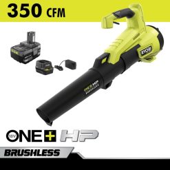 RYOBI 18 V One+ PS bürstenloser 350 cfm Jet-Lüfter-Gebläsesatz draussen 6V8HV6315