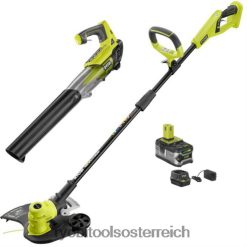 RYOBI 18-V-One+-Saitenschneider/Kantenschneider und Jet-Ventilator-Gebläse-Kit draussen 6V8HV6300