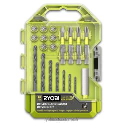 RYOBI 20-teiliges Bohr-/Schlagschrauber-Set Zubehör 6V8HV6816