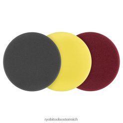 RYOBI 3 Stk. 5-teiliges Schaumstoff-Doppelwirkungs-Polierpad-Set Zubehör 6V8HV6776