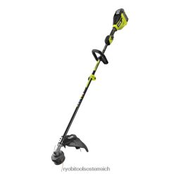RYOBI 40-V-Bürstenloser Aufsatz mit 15-Faden-Trimmer-Kit draussen 6V8HV6297