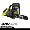 RYOBI 40 V PS bürstenloses 18-Kettensägen-Set draussen 6V8HV6364