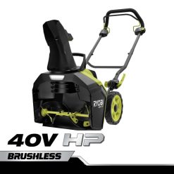 RYOBI 40 V PS bürstenloses 18-Schneefräsen-Set draussen 6V8HV6433