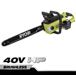 RYOBI 40 V PS bürstenloses 20-Kettensägen-Set draussen 6V8HV6352