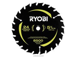 RYOBI 5-1/2 Hartmetall-Sägeblatt mit 24 Zähnen Zubehör 6V8HV6722