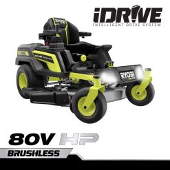 RYOBI 80-V-PS-Bürstenloser 42-Lithium-Elektro-Nullwendekreis-Aufsitzmäher draussen 6V8HV6222