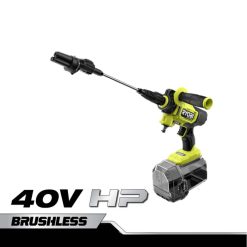 RYOBI Bürstenloser 40-V-PS-Kraftreiniger mit 600 psi draussen 6V8HV6414