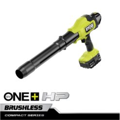 RYOBI Kompaktes bürstenloses 18-V-One+-PS-Gebläseset mit 220 cfm draussen 6V8HV6303
