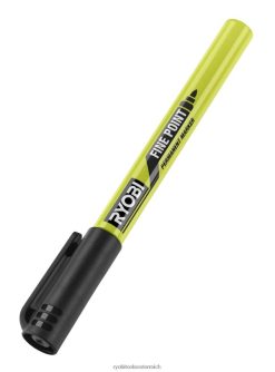 RYOBI Schwarzer Permanent-Werkstattmarker mit feiner Spitze Handwerkzeuge und E-Tools 6V8HV6667