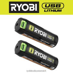 RYOBI USB-Lithium-2-Ah-Lithium-Akku (2er-Pack) Batterien und Ladegeräte 6V8HV6709